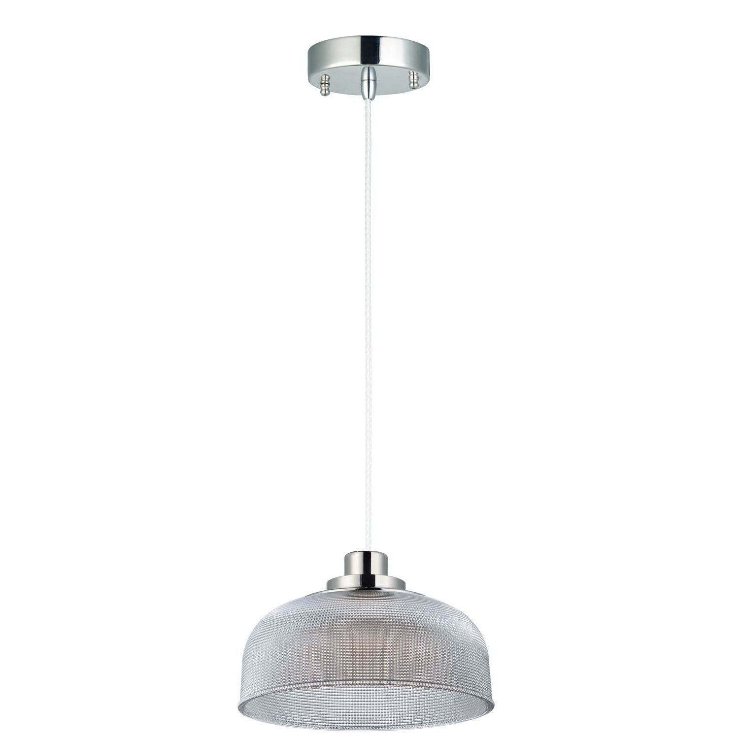 Retro Pendant Polished Nickel