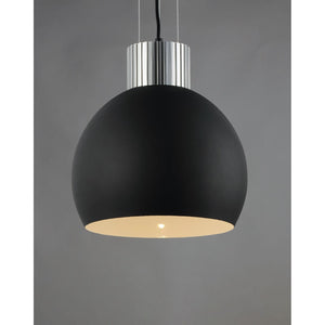 Storehouse Pendant Satin Aluminum / Black