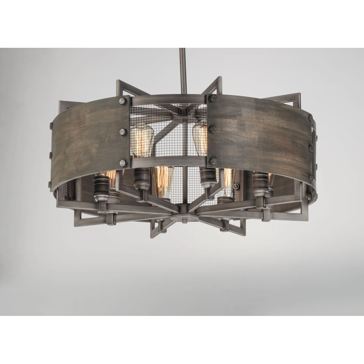 Outland Pendant Barn Wood / Weathered Zinc