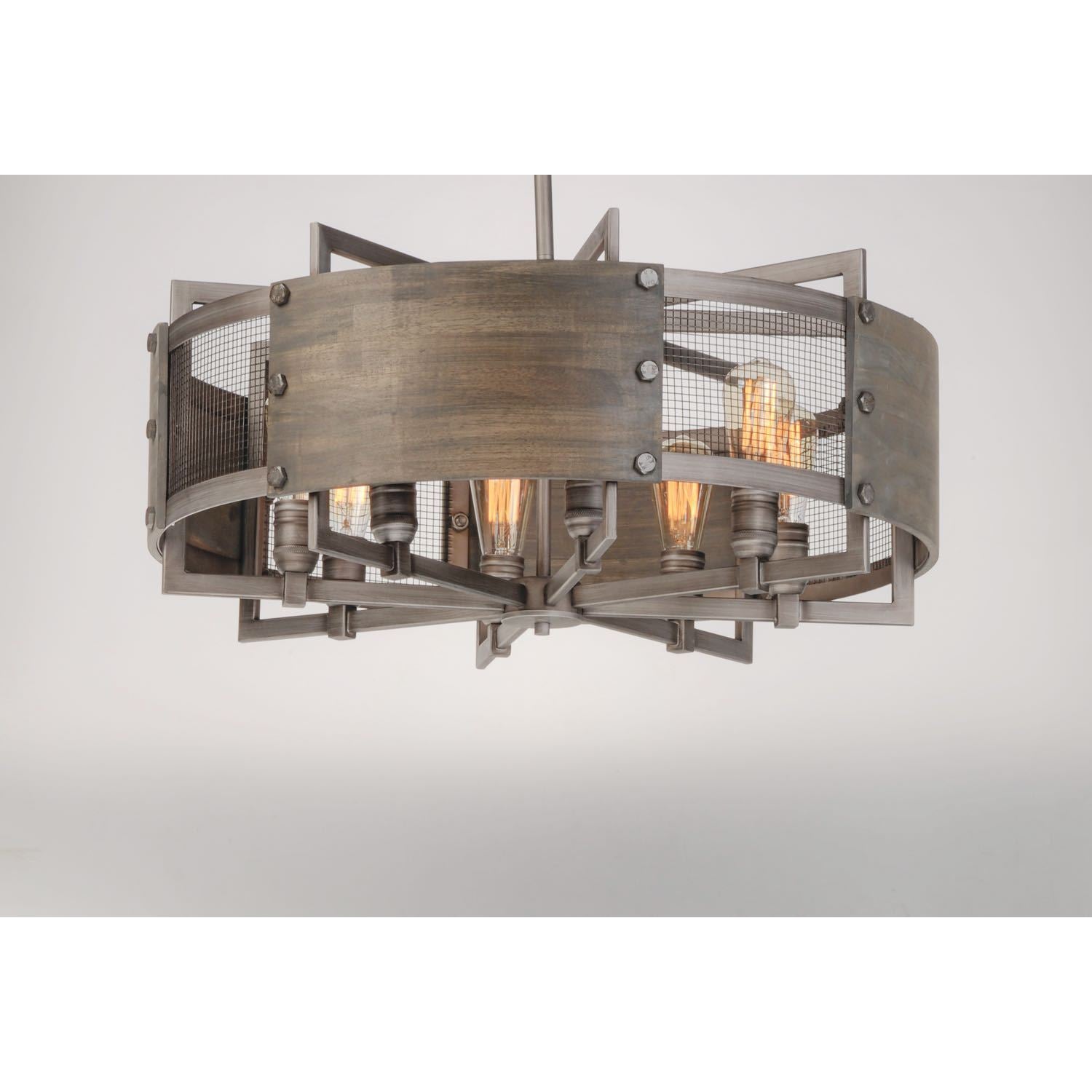 Outland Pendant Barn Wood / Weathered Zinc