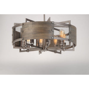 Outland Pendant Barn Wood / Weathered Zinc