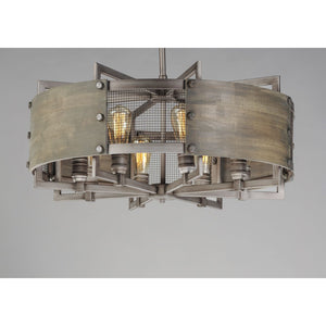 Outland Pendant Barn Wood / Weathered Zinc