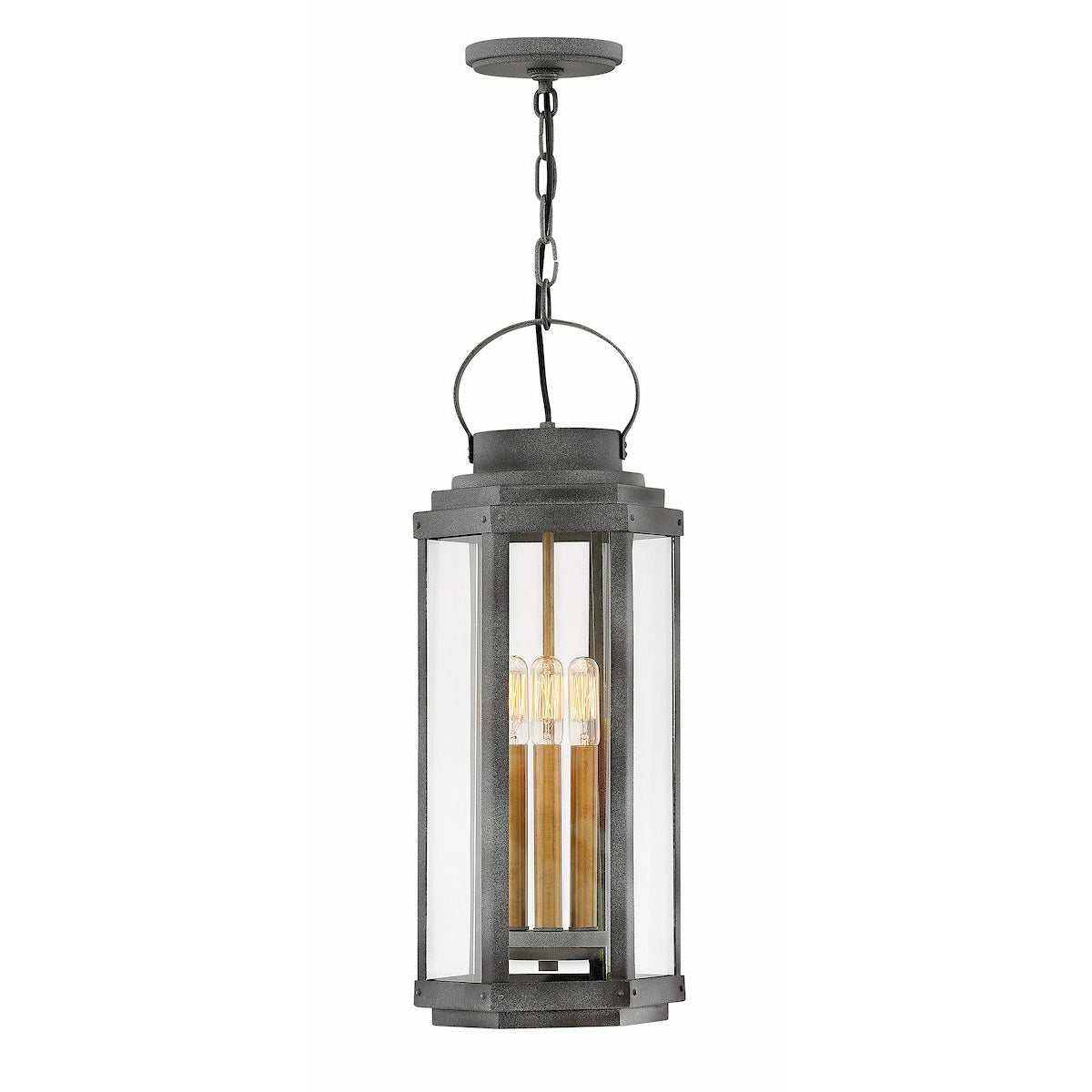 Danbury Outdoor Pendant Aged Zinc