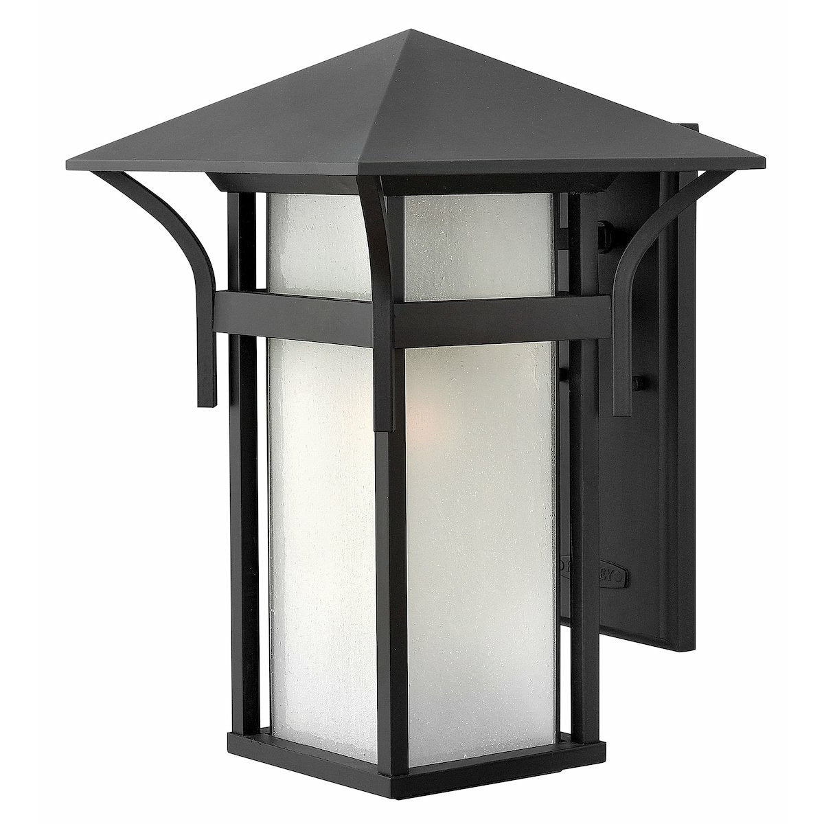 Harbor Outdoor Wall Light Satin Black-LED