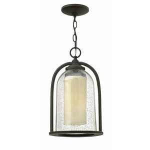 Quincy Outdoor Pendant Oil Rubbed Bronze-LED
