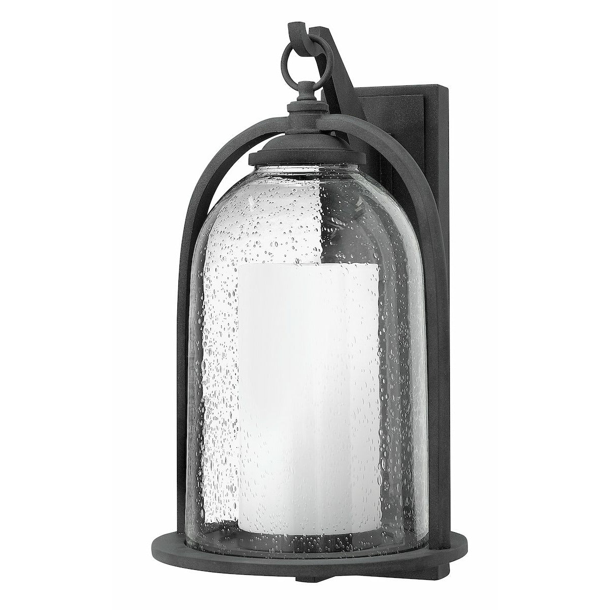 Quincy Outdoor Wall Light Aged Zinc