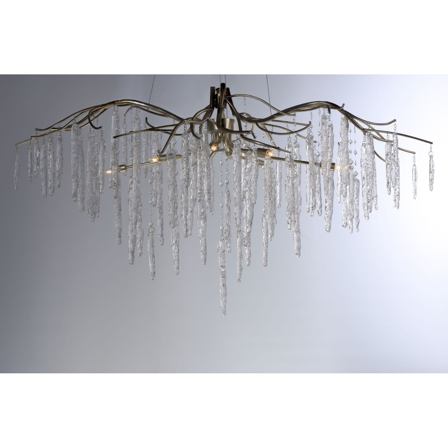Willow Chandelier Silver Gold