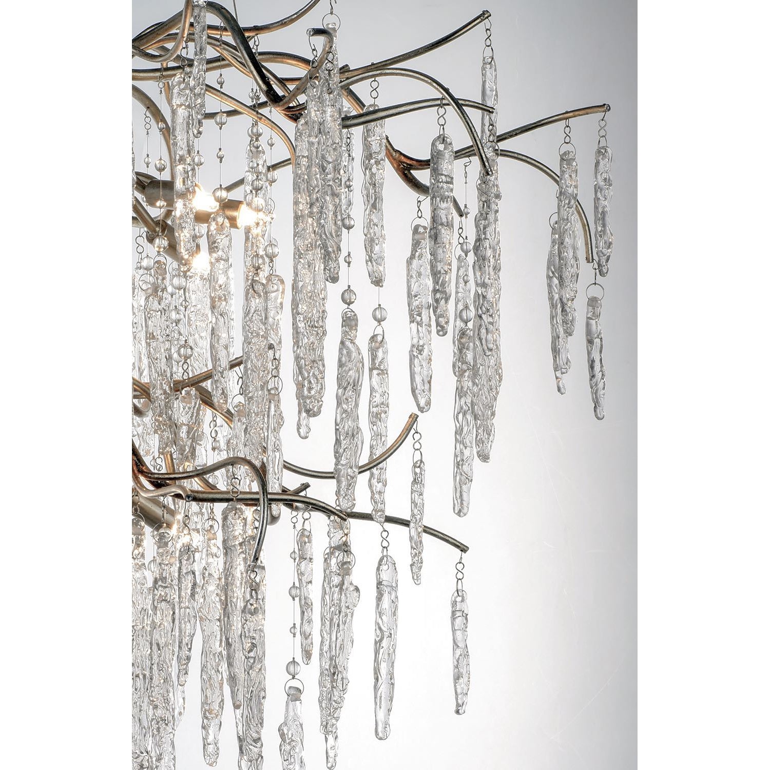 Willow Chandelier Silver Gold