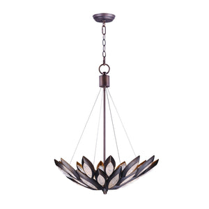 Lotus Pendant Burnished Bronze