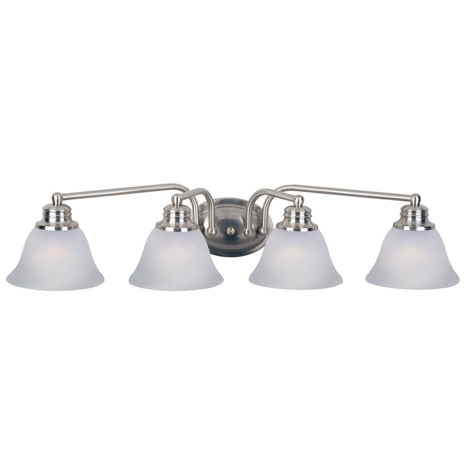 Malaga Vanity Light Satin Nickel | Frost