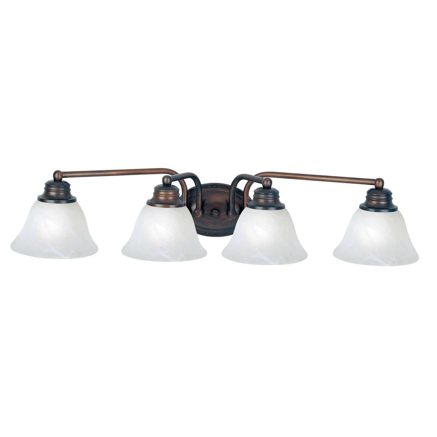 Malaga Vanity Light Oil Rubbed Bronze | Marble