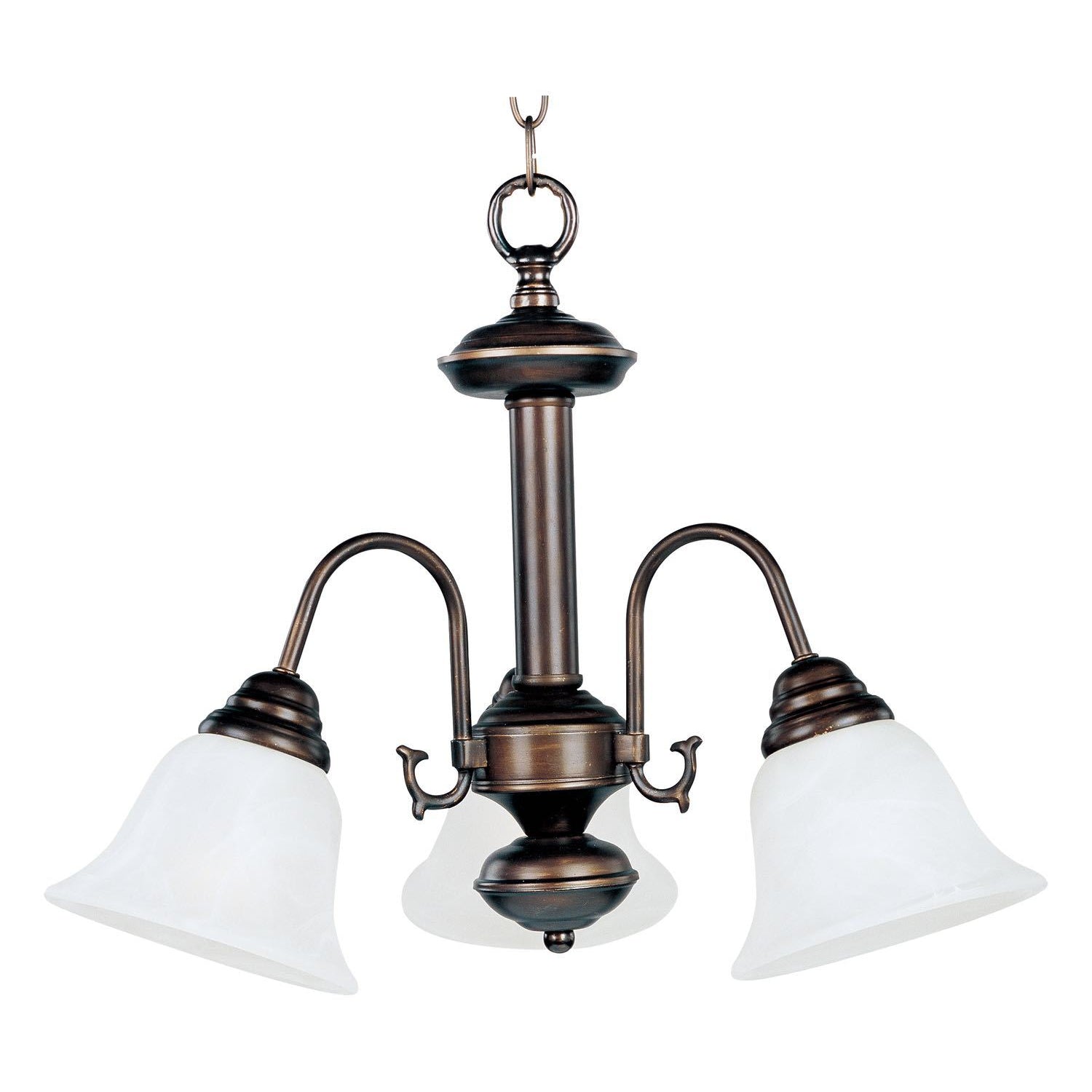 Malaga Chandelier Oil Rubbed Bronze | Marble