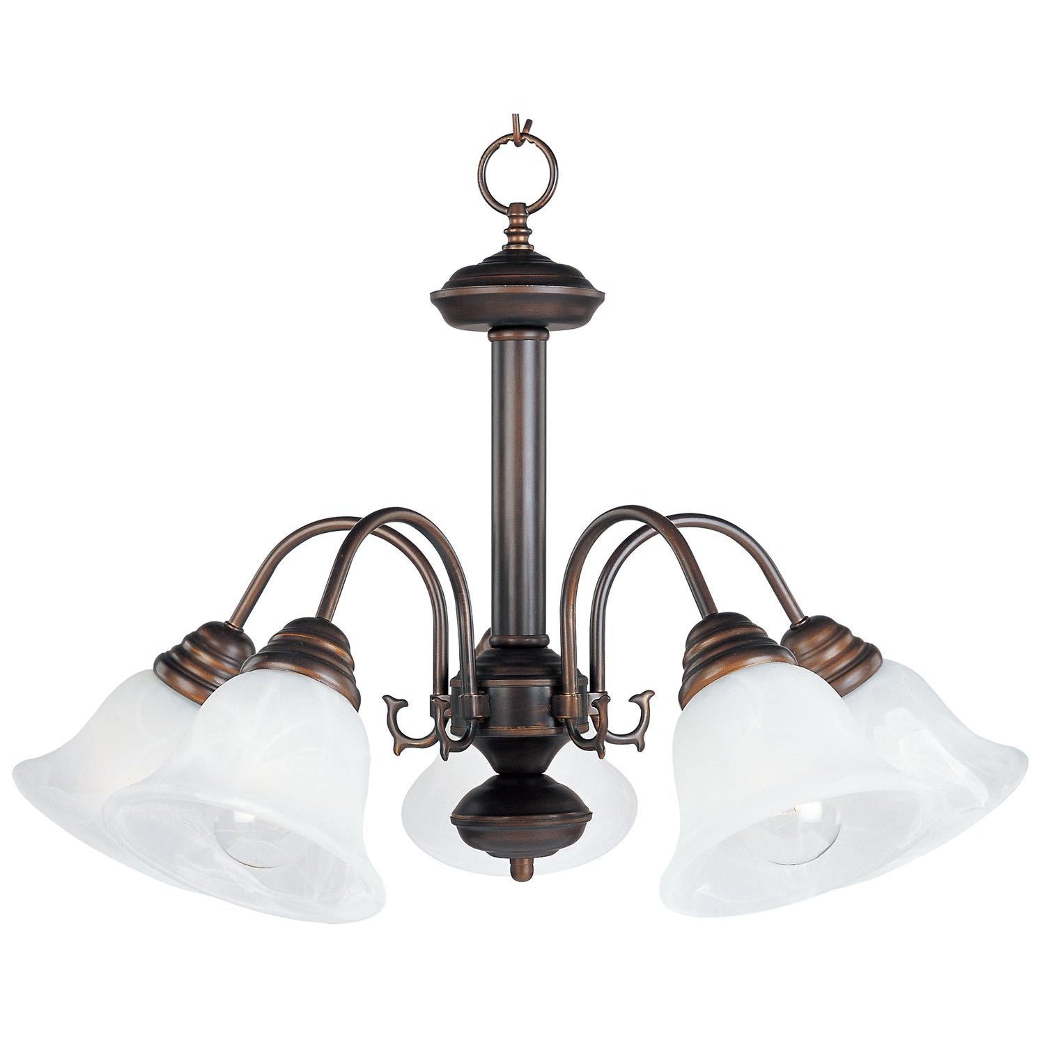 Malaga Chandelier Oil Rubbed Bronze | Marble