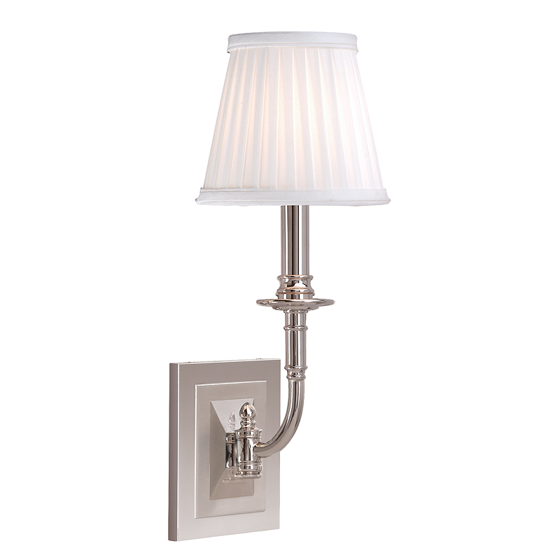 Lombard Sconce Polished Nickel