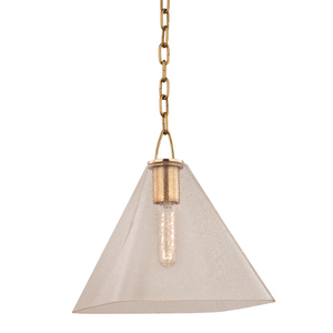 Sanderson Mini Pendant Aged Brass