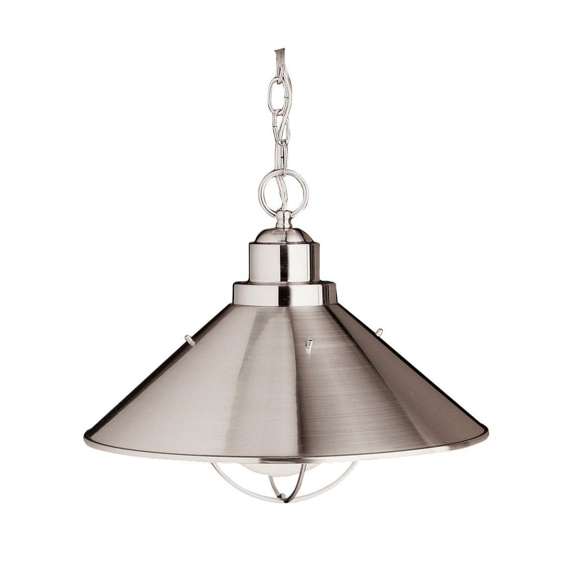 Seaside Outdoor Pendant Brushed Nickel