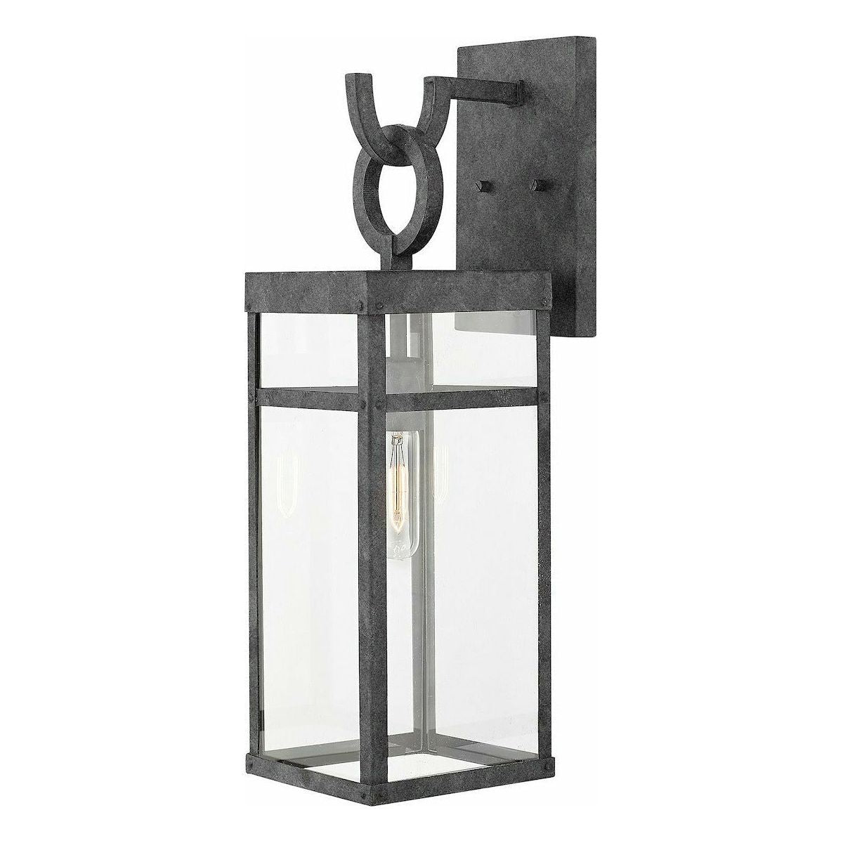 Porter Outdoor Wall Light Aged Zinc