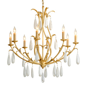 Prosecco Chandelier Gold Leaf
