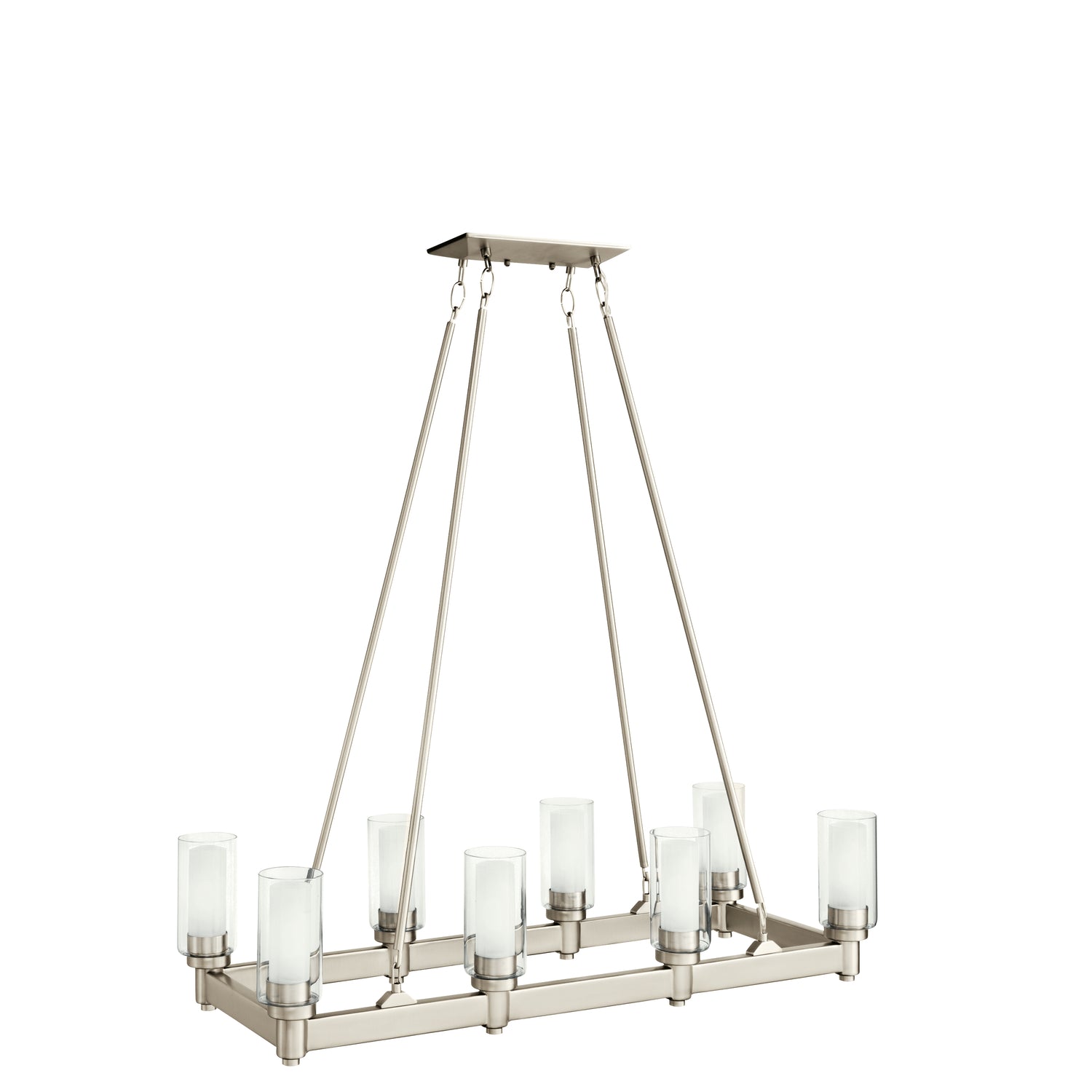 Circolo Linear Suspension Brushed Nickel