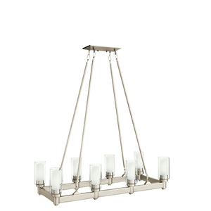 Circolo Linear Suspension Brushed Nickel