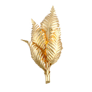 Tropicale Sconce Gold Leaf