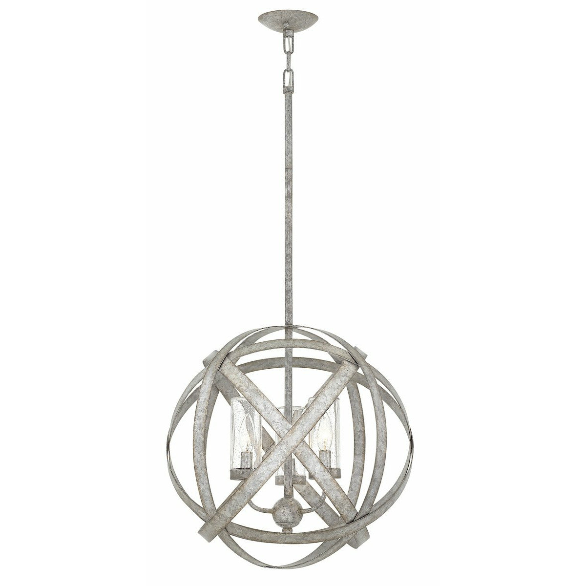Carson Outdoor Pendant Weathered Zinc-LL