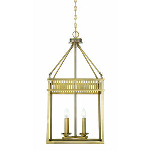 William Pendant Warm Brass