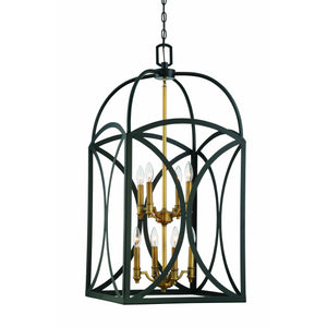 Talbot Pendant English Bronze & Warm Brass