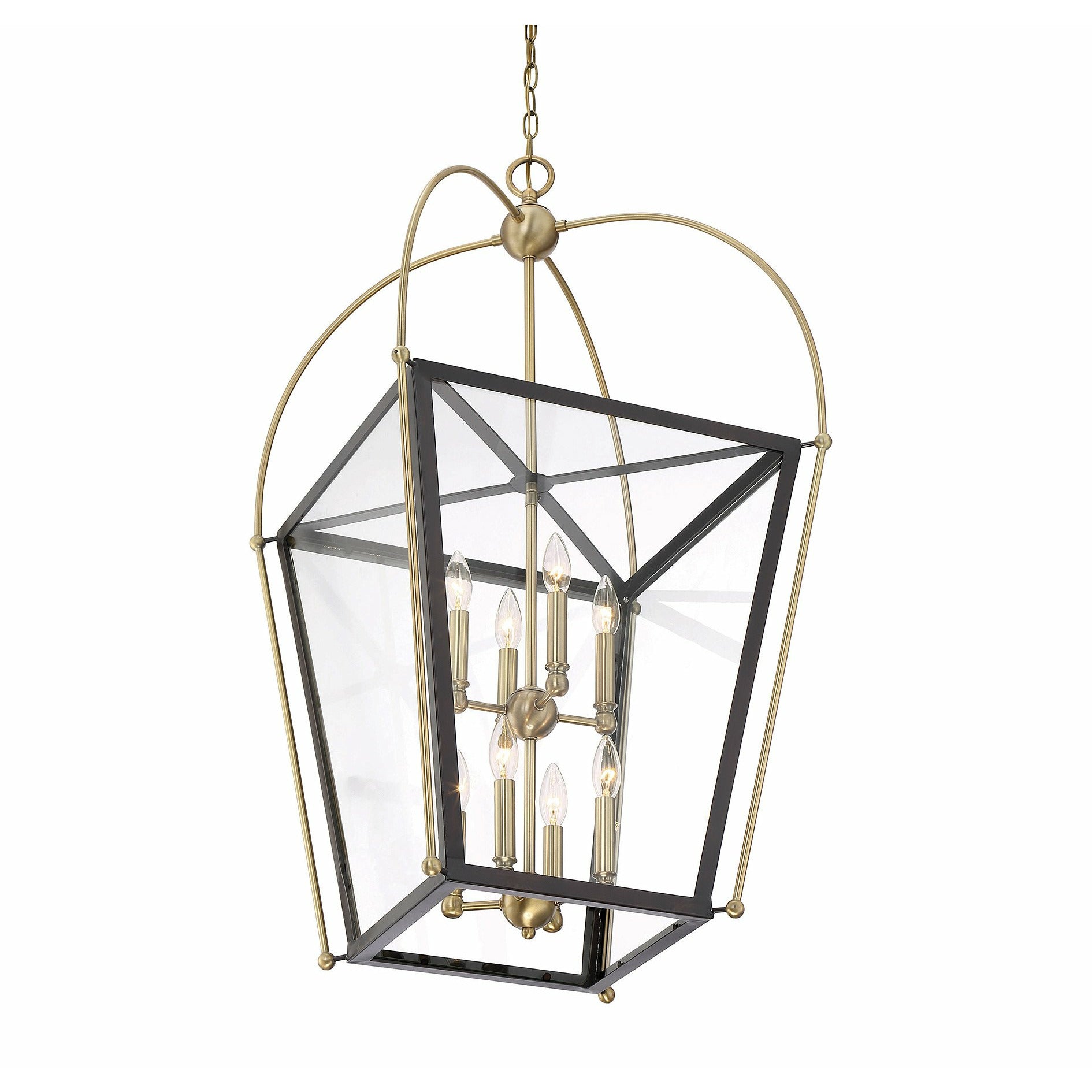 Dunbar Pendant English Bronze & Warm Brass