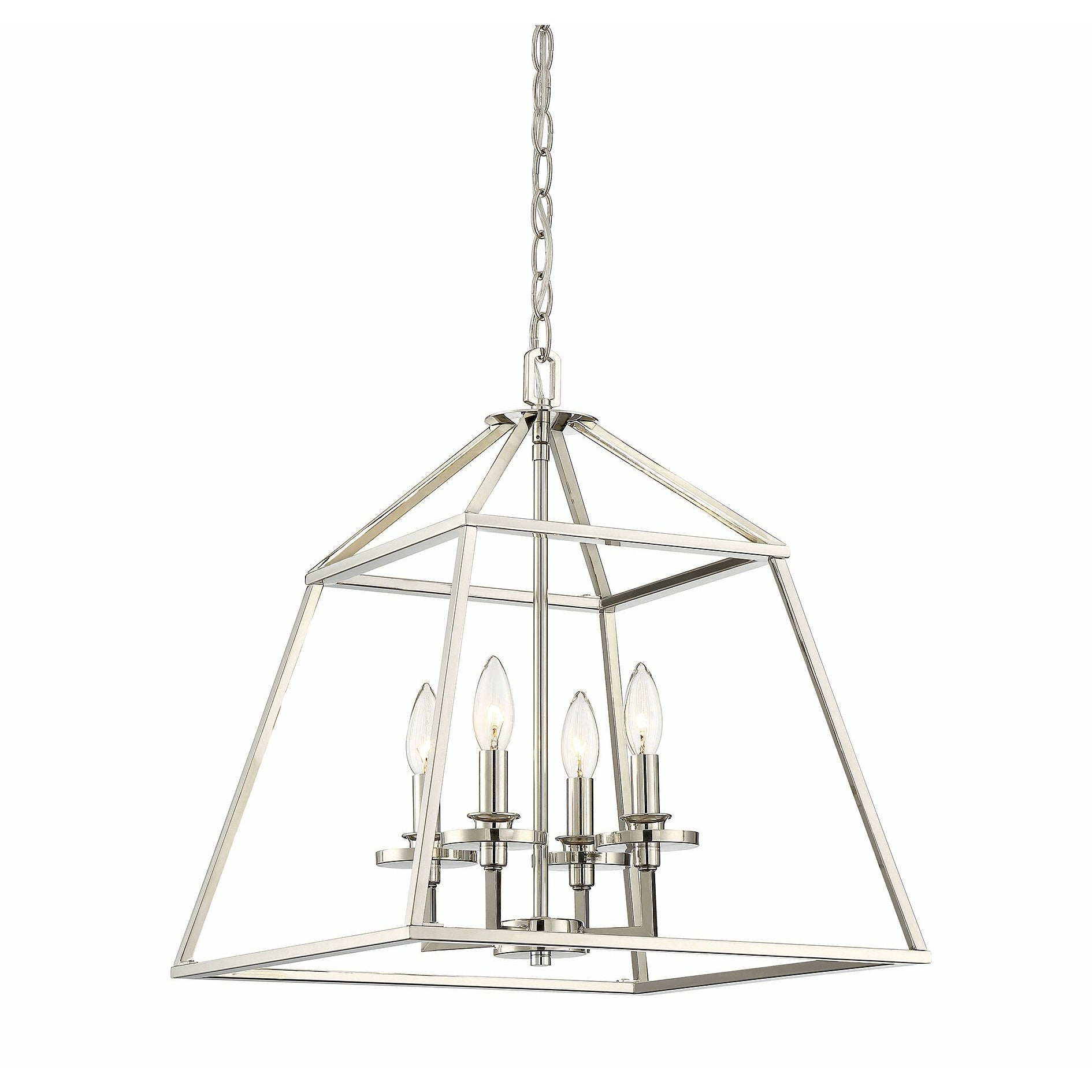 Braxton Pendant Polished Nickel