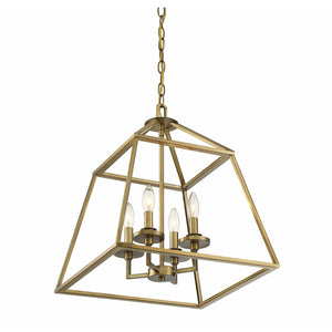 Braxton Pendant Warm Brass