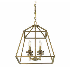 Braxton Pendant Warm Brass