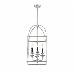 Davidson Pendant Black & Chrome