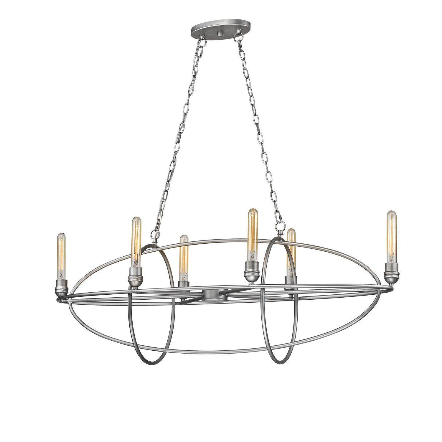 Persis Chandelier Old Silver