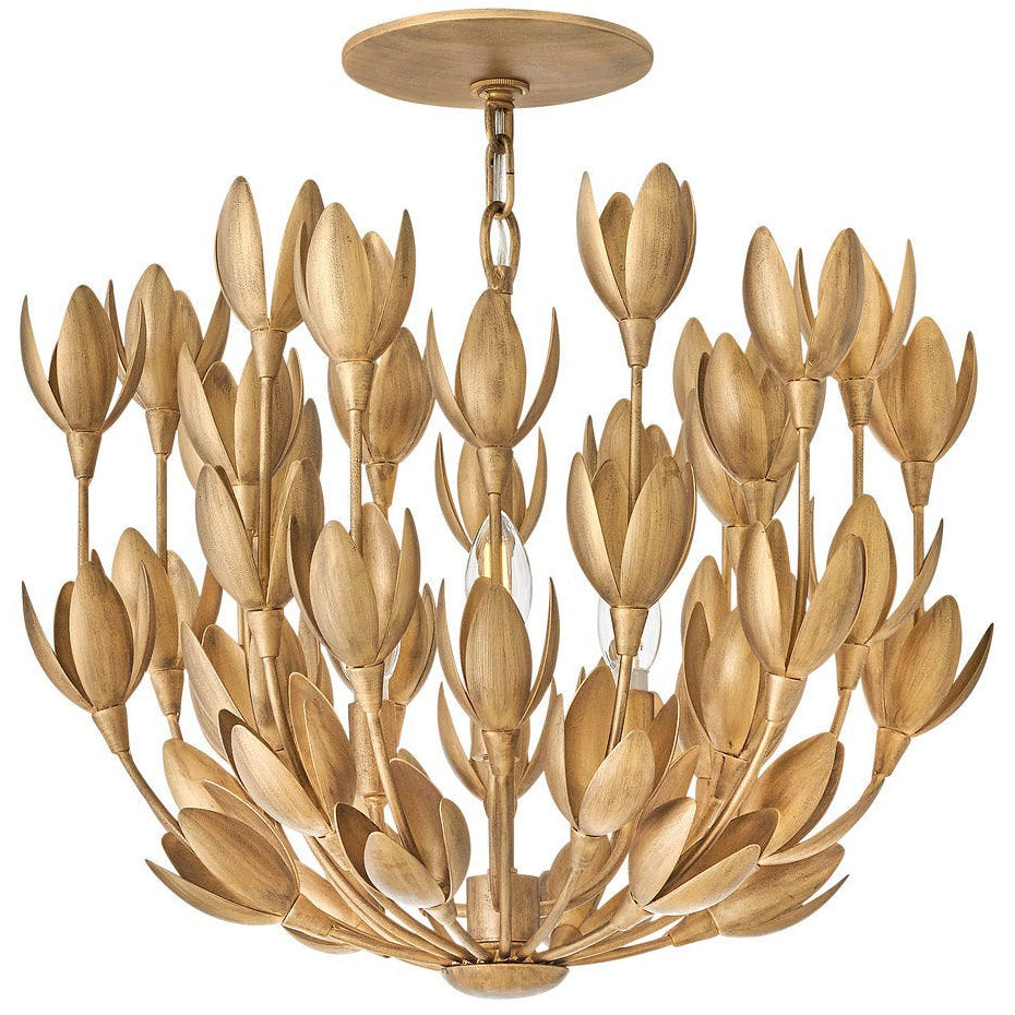 Flora Large Convertible Semi-Flush Mount