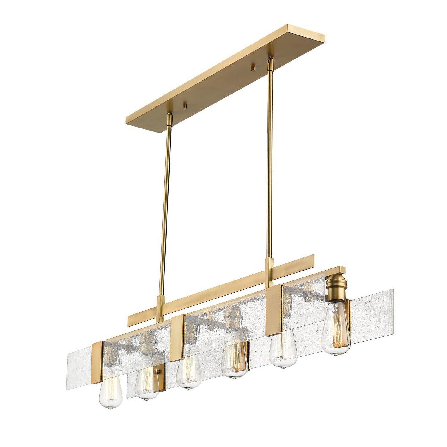 Gantt Linear Suspension Vintage Brass