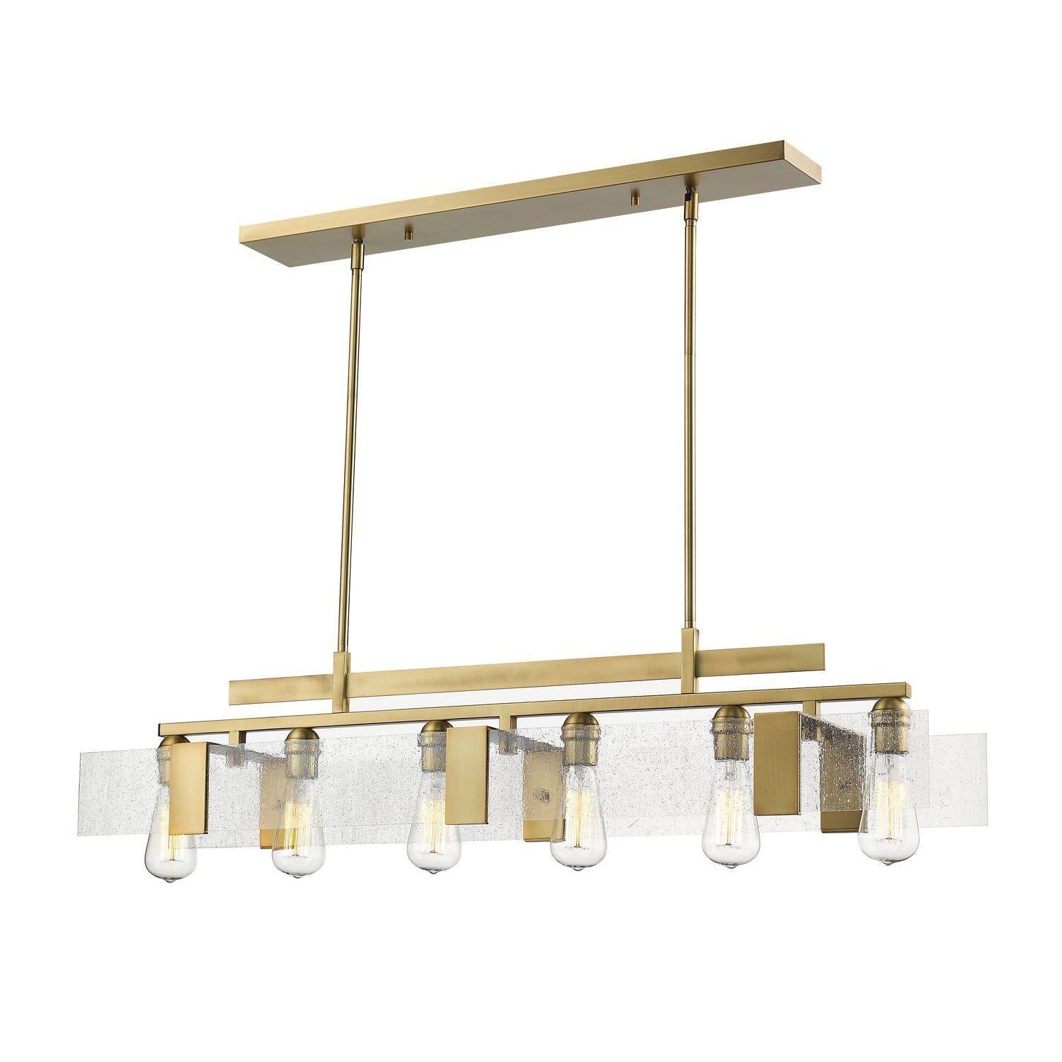 Gantt Linear Suspension Vintage Brass