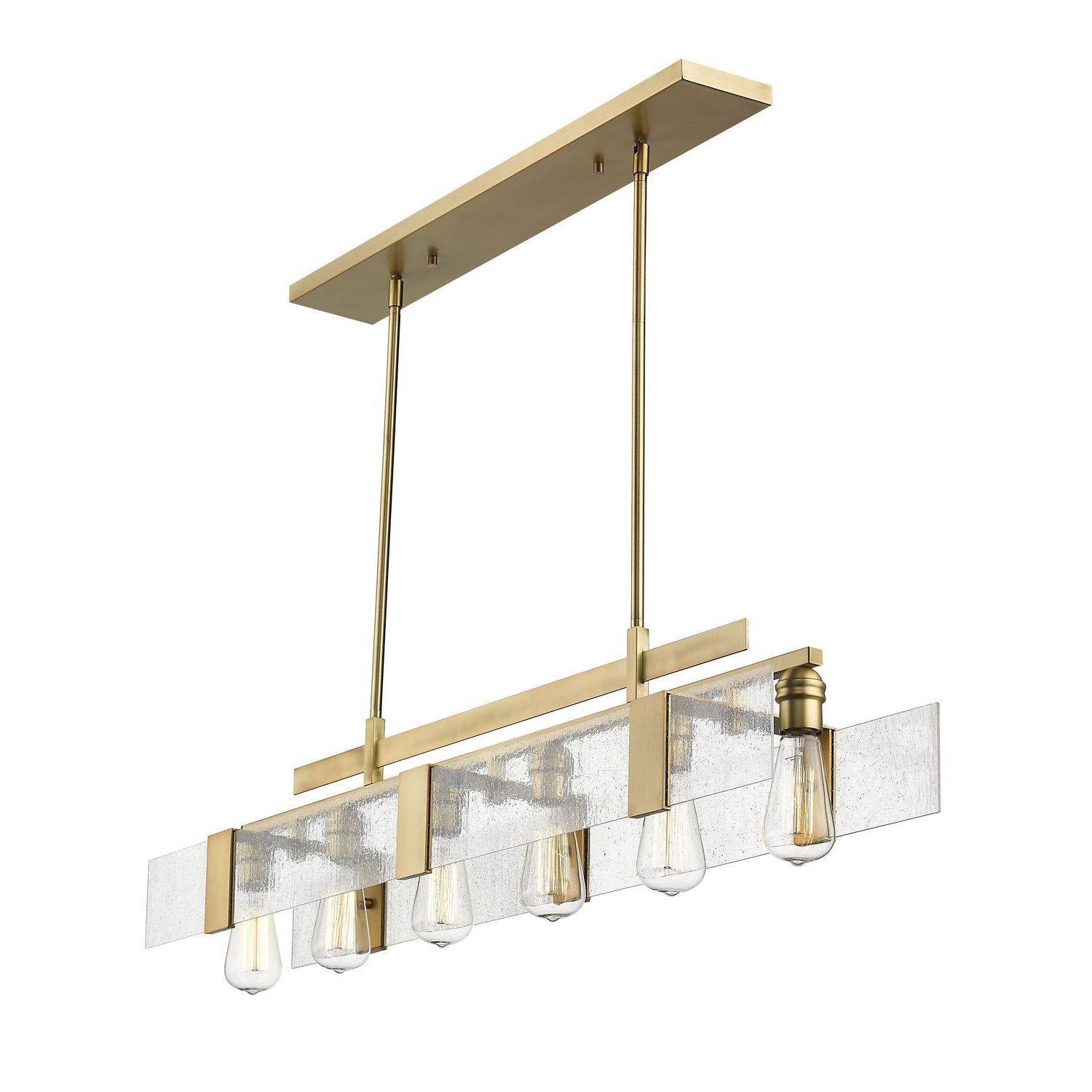 Gantt Linear Suspension Vintage Brass