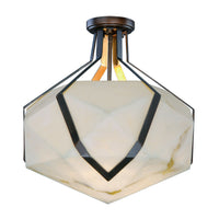 Boulder Semi Flush Mount