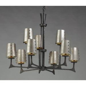 Anvil Chandelier Natural Iron