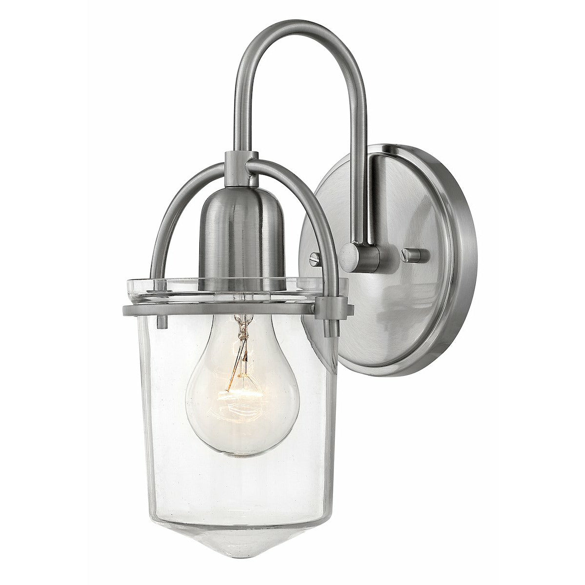 Clancy Sconce Brushed Nickel