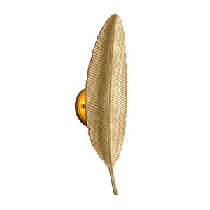 Featherette Sconce Mystic Gold Leaf