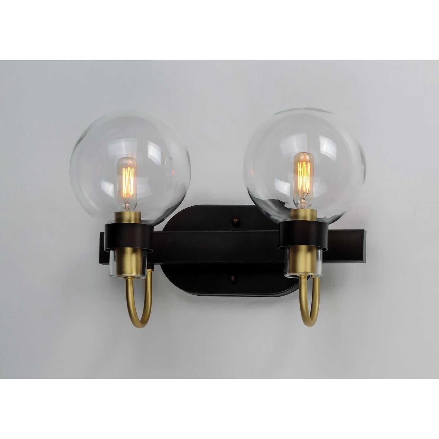Bauhaus Vanity Light Bronze / Satin Brass