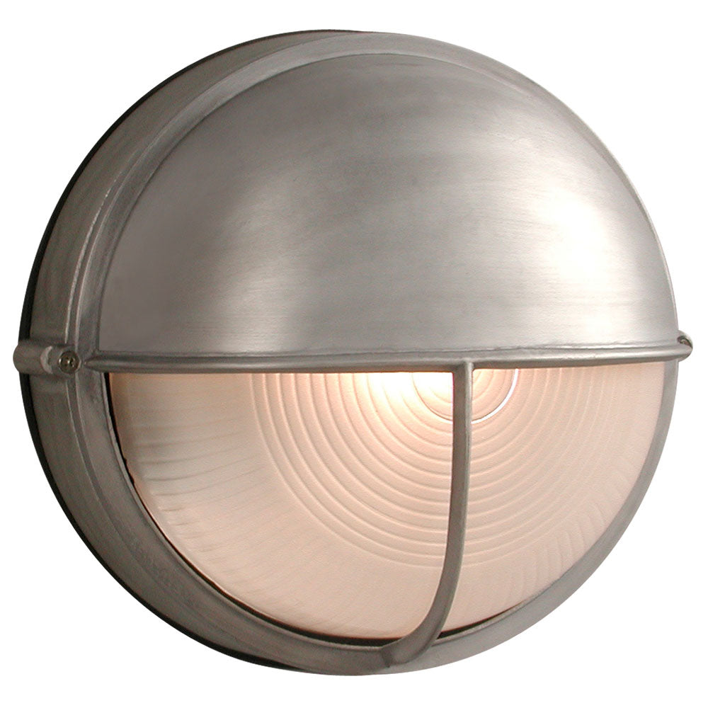 Outdoor Wall Light Satin Aluminum