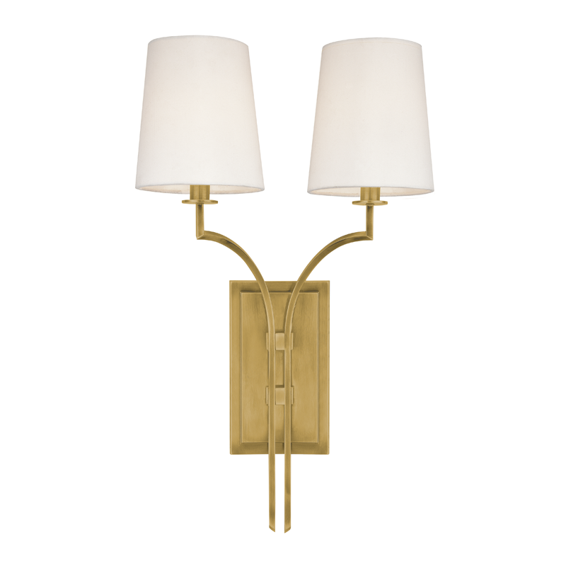 Glenford Sconce Aged Brass