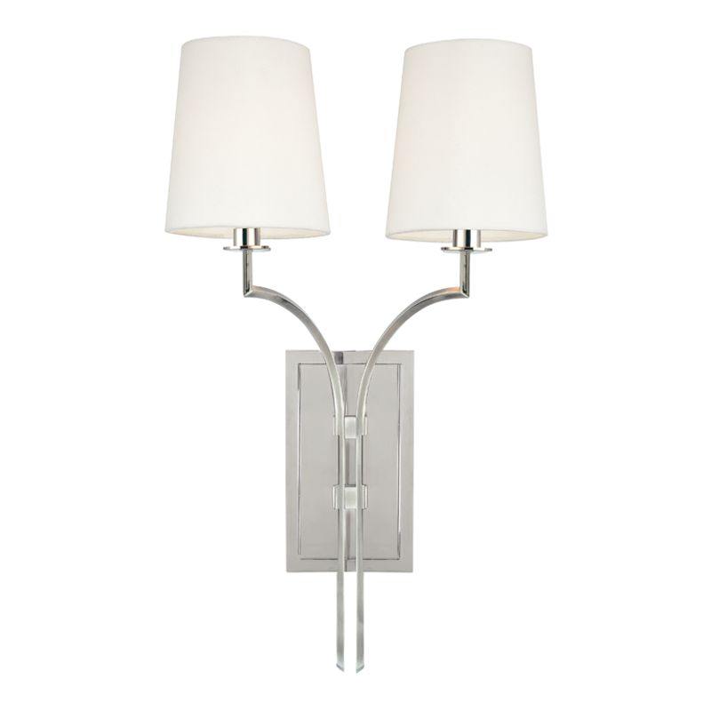 Glenford Sconce Polished Nickel