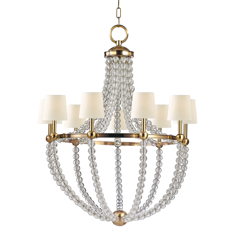 Danville Chandelier Aged Brass