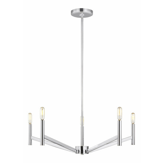 Vector 5-Light Chandelier (with Bulbs)