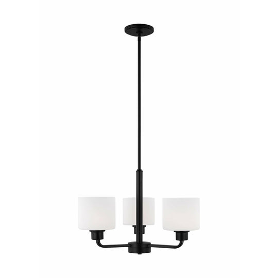 Canfield 3-Light Chandelier (with Bulbs)