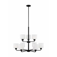 Canfield 9-Light Chandelier (with Bulbs)